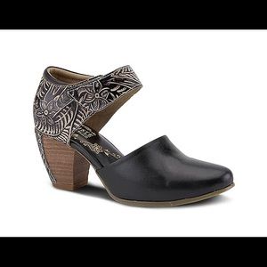 Spring Step L’ Artiste Toolie Black Pump SZ 6.5-7